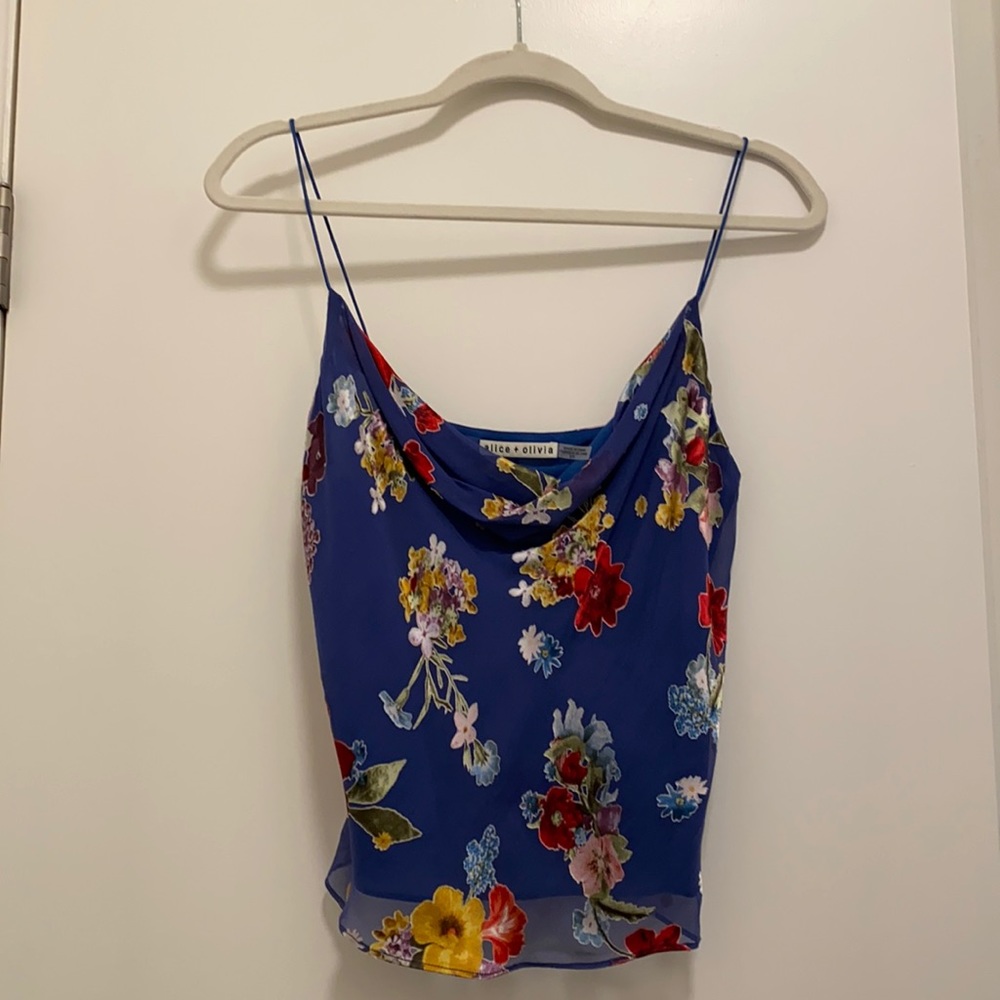 Alice + Olivia Floral Harmon Tank